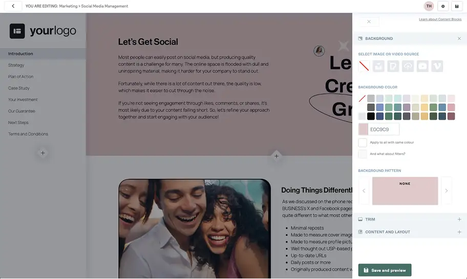 Better Proposals Template